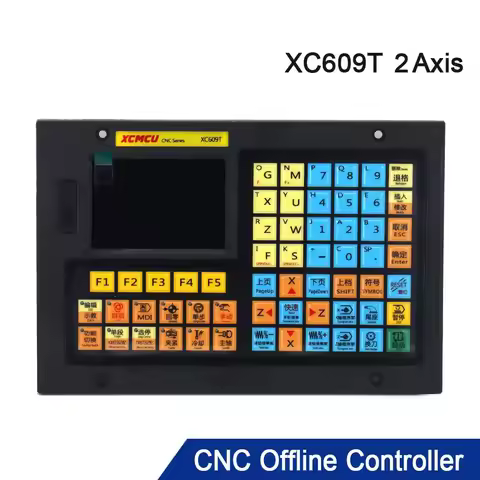 XC609T 2 axis USB CNC lathe control system G-code for step servo motor Support Outer Circle, End Fac