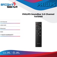 PHILIPS SOUNDBAR 2.0 TAT5105 (Bluetooth/HDMI ARC/2.0 Channel)