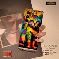 Vivo V27 Case / V27e Latest/ V27 PRO - Fashion Case CATS - Casing Vivo V27 / V27e / V27 PRO - Softca