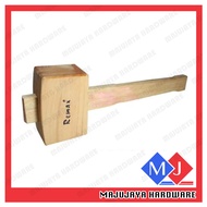 2" X 4" REMAX Wood Wooden Mallet Hammer Tukul Kayu