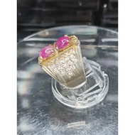 CINCIN PERAK 980 DUA BERADIK PERAK 980 DELIMA MOGOK BURMA