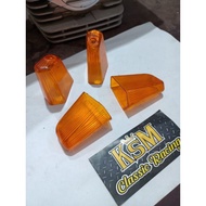 Honda c50 rear turn signal mica (Honda Unyil) per 2pc (1set) Honda C50 fispot turn signal glass mica