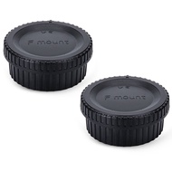 2-Pack Body Cap and Rear Lens Cap Cover Kit for Nikon D7000 D7100 D7200 D7500 D5600 D5500 D5300 D520