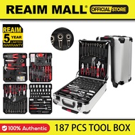 REAIM 187 Pcs Tool Box Set Spanar Box Tool Set Heavy Duty Tool Drawer Set  Total Tool Set 工具套装