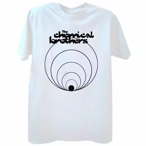Vintage the chemical brothers Band White T Shirt Concert S to 5XL
