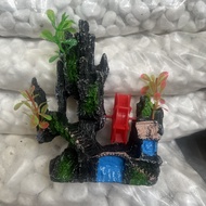 [MS46] Hòn Non Bộ Có Bánh Xoay NHỎ Sủi O X I Trang Trí Hồ Cá Hòn Non Bộ.