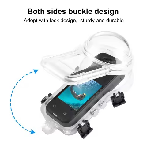 50M Invisible Dive Case For Insta360 X4 Waterproof Housing Shell 360 Degree Fully Diving Box For Ins