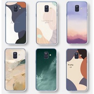 For Samsung galaxy a8 2018 A8 Plus 2018 A6 2018 Soft Silicone TPU Casing phone back Case