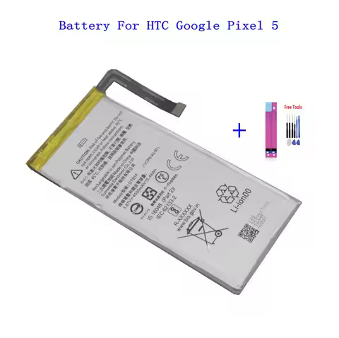 1x 4000mAh / 15.48 Wh GTB1F Pixel 5 Phone Replacement Battery GTB1F For Google Pixel 5 Pixel5 Batter