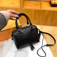 Tory BURCH TORY BURCH Simple Fashionable All-Match Zipper Opening Closing PU Material Portable Shoulder Messenger Bag zy