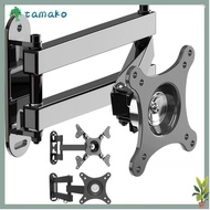 TAMAKO LCD Monitor Bracket, 10-37in Wall Mount Computer Bracket, Universal Sturdy Rotatable Extendab