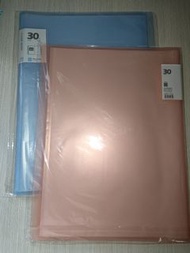 A3 透明 30頁 文件夾