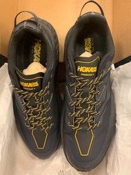 HOKA ONE ONE Speedgoat 4 GTX black yellow 防水越野跑山鞋  CDG Goretex