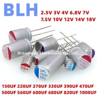 10PCS DIP Solid Electrolytic Capacitor 2.5V 3V 4V 6.8V 7V 7.5V 10V 12V 14V 18V 150UF 220UF 270UF 330