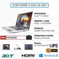 LAPTOP ACER ASPIRE 5-32LT SSD 256GB - INTEL CORE i3 GEN 11 - RAM 12GB