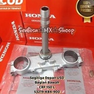 ( CRF 150 L ) USD FRONT LOWER TRIANGLE INCLUDING BEARING COMSTIR LOWER PART - STEM SUB ASSY STRG - 5