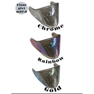 💯 ORIGINAL GIVI M37.0 VISOR RAINBOW CHROME GOLD