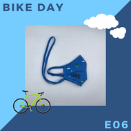 หน้ากากผ้า/แมส/แมสผ้า (Bike day) by.Kiddolkids สำหรับเด็ก/ผู้ใหญ่ ป้องกันเชื้อแบคทีเรีย 97.4% ผ้า 3 ชั้น มีที่ใส่แผ่นกรอง+ลวดดามจมูก สายปรับระดับได้