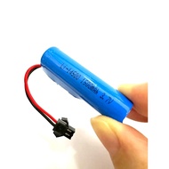 Battery Rechargeable 3.7v 14500-1500mAh with wire plug sm-2pin