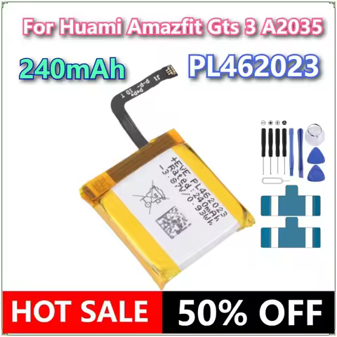 Brand New 240mAh PL462023 Replacement Battery for Huami Amazfit Gts 3 A2035 Smart Sports Watch Batte