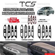 TCS TOYOTA VIOS DUGONG NCP93 2008-2013 CAR WINDOW SWITCH PANEL FRAME COVER ACCESSORIES