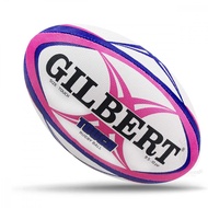 Rugby Ball Gilbert Touch Rugby Ball Pink/Blue Authentic #1 Seller ลูกรักบี้ รักบี้บอล