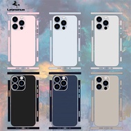 Same Color as IP15Pro Decal Skin Back Protector with Side Film Change Colors Sticker Compatible for 