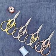 Swan Design Stainless Steel Antique Scissors Household Products Cuticle Scissors Sewing Supplies Cra