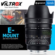 Viltrox Lensa 20mm F1.8 ASPH Prime Cinematic MF Wide Lens For Sony