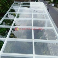 Atap SOLARTUFF SOLID 1,2mm Plain / Solarflat Fiber Kanopi Polikarbonat