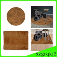 [Szgrqkj2] Drum Rug Electrical Drum Carpet Floor Protection Drum Accessories for Music Studio Jazz Drum Performing Electric Drum Stage