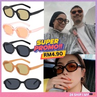 🇲🇾 Retro Sunglasses Unisex Plastic Oval Small Frame Glasses Men Spek Mata Perempuan Lelaki Unisex Bu