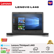 Laptop Second Lenovo L440 core i3 Gen 4 Termurah Layar 14 inch