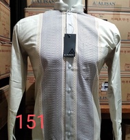 Koko Alisan lengan panjang , koko Alisan bordir