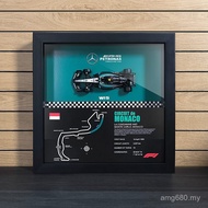Bimeigao W15 Mercedes-Benz Alloy Track Simulation F1 Model Hamilton Mercedes-Benz Mural Racing Decor