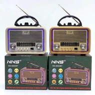 Radio handle Mini Portable FM Radio Rechargeable Lithium Battery Music USB Bluetooth NNS 6682