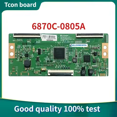 Original T-Con Board 6870C-0805A V19_UHD_TM120_V0.3 Is for 6871L-5926A 6871L-6394A 6871L-5898A 6871L