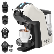 KOTLIE EM-308A  5 in1 Espresso Coffee Capsules Machine 19Bar Multiple for Nespresso/Dolce Gusto/LAV 