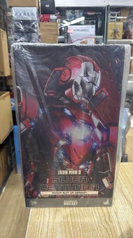 全新 冇啡盒 Hottoys MMS618 Ironman 3 Silver Centurion Armor Suit Up Version 鋼鐵俠 鋼鐵人 鐵甲奇俠