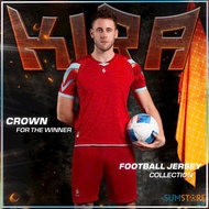 Đồ Đá Banh Cao Cấp Egan Kira Màu Đỏ - Bộ Quần Áo Thể Thao Chống Tia UV