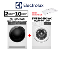 {COMBO} Electrolux 8kg UltimateCare 300 front load Inverter EWF8024D3WC washing machine + 8kg EDH803