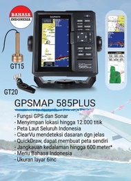 ALAT PENCARI IKAN GARMIN MAPS 585 PLUS FISHFINDER (Garansi Resmi TAM 2 tahun) GT-15TM