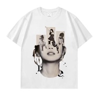 oversized comfortable T-shirt loose casual short-sleeved men and women xxl kemeja