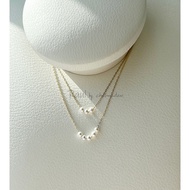 [Raul_Korea] 14k gold necklace, pearl necklace, feminine luxurious style gold necklace