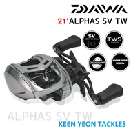 DAIWA 21' ALPHAS SV TW BAITCASTING REEL SERIES.
