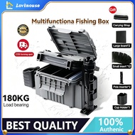 Fishing Tackle Box Fishing Equipment Box Jigging Lure Box Fishing Box Multipurpose Fishing Large Sma
