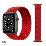 VUAERANG Braided Solo Loop สำหรับ Apple Watch Band 49มม. 41มม. 45มม. 38มม. 42มม. 40มม. 44มม. ผ้าไนลอนสร้อยข้อมือสำหรับ I Watch Series 1 2 3 4 5 SE 6 7 8 Ultra สายนาฬิกาอัจฉริยะ