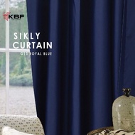 kkbfcurtain G13 Blackout Curtain 260CM Height | Soft Silky Fabric | Hook / Ring Design