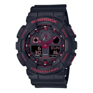 Casio G-Shock Chronograph Black Dial Men Watch GA-100BNR-1ADR