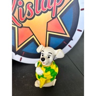 [PRELOVED] Vintage Disney 101 Dalmatians Puppy Figure | Striped Winter Sweater Mini Toy Loose